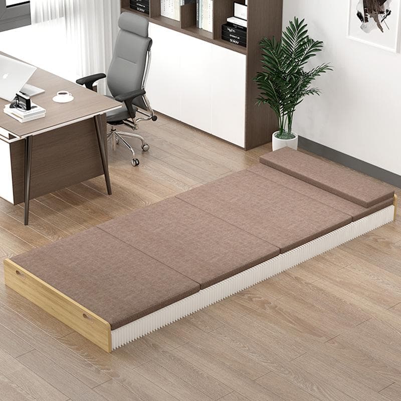 ペーパー折りたたみベッド幅120㎝高さ16㎝組立不要マットレス付き 軽量 通気性