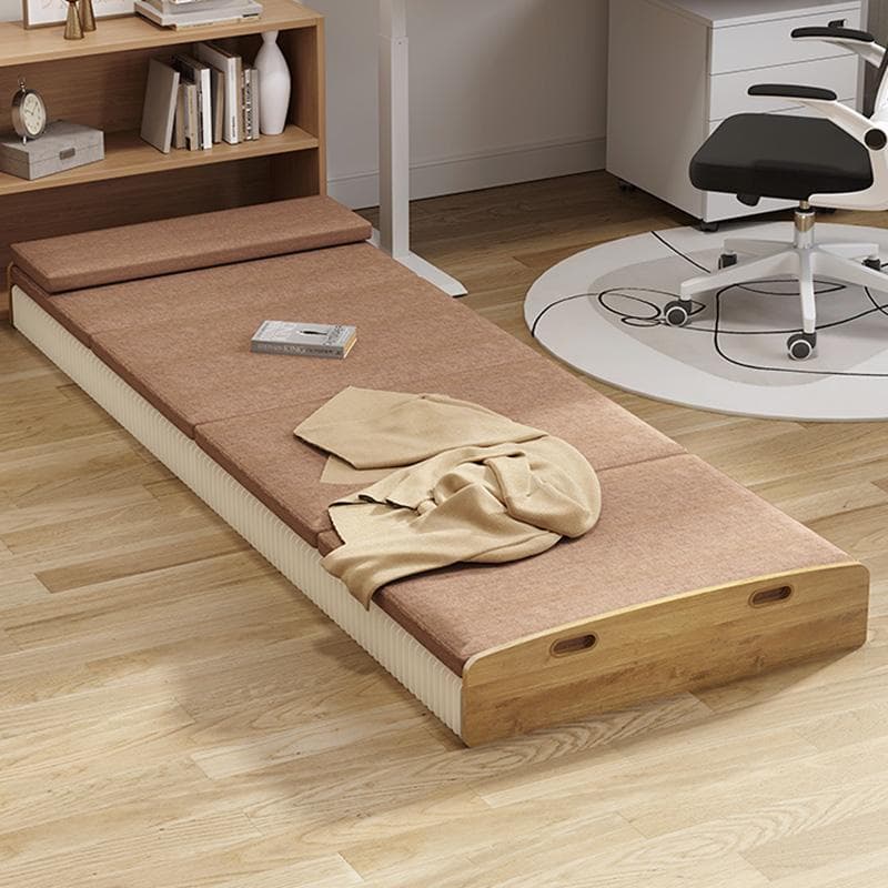 ペーパー折りたたみベッド幅120㎝高さ16㎝組立不要マットレス付き 軽量 通気性