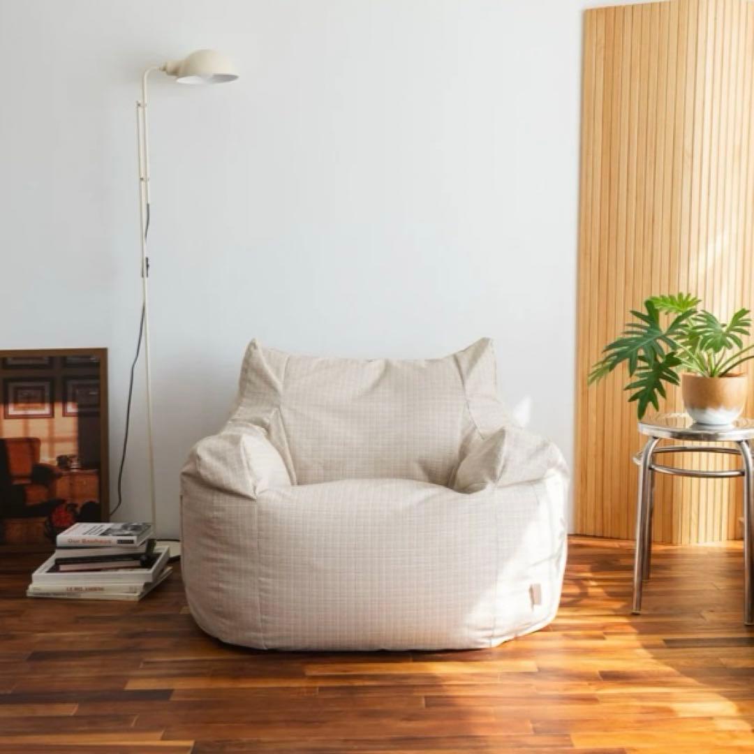 【美品】GOOD THING × LOOSY ビーズソファ＆オットマン