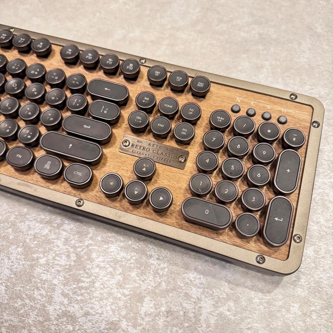 キーボード AZIO Retro Classic MK-RETRO-BT-W-01-JP