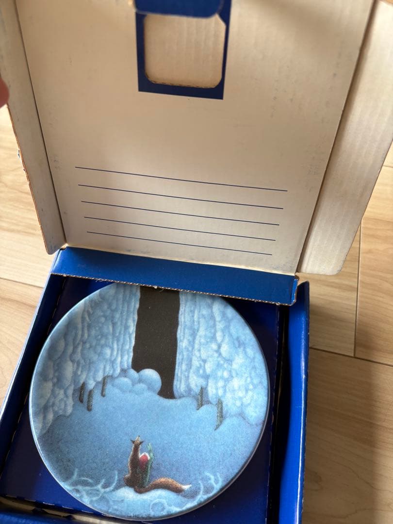 美品★アラビア★トムテと狐 のクリスマスプレート・レンナート ヘルイェ