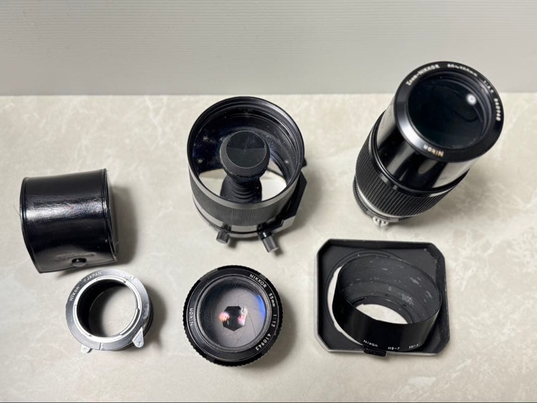 【完全現状品】Nikon F2 770万番台 / 55mm f1.2 他 セット