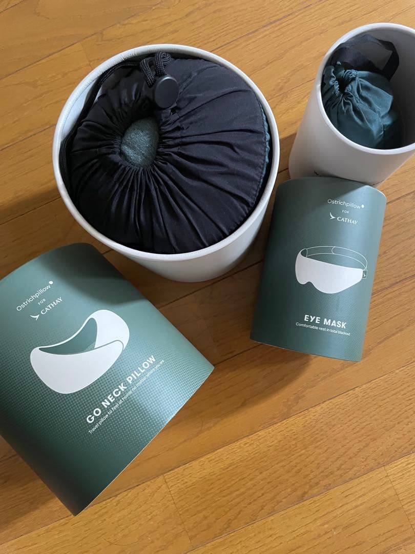 OSTRICH PILLOW GO ネックピロー & アイマスク セット✈︎