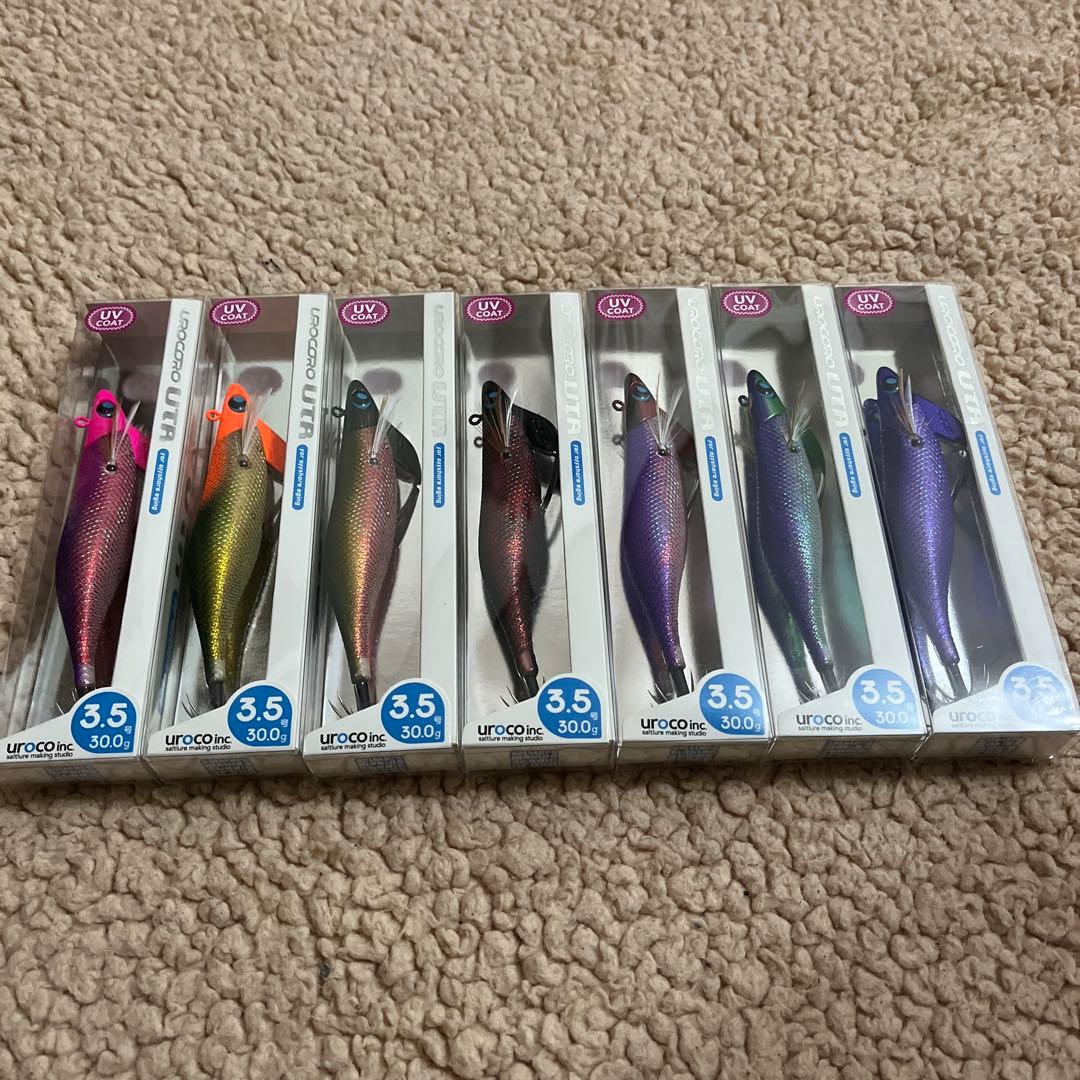 ウロコエギ 3.5号 セット UVコート