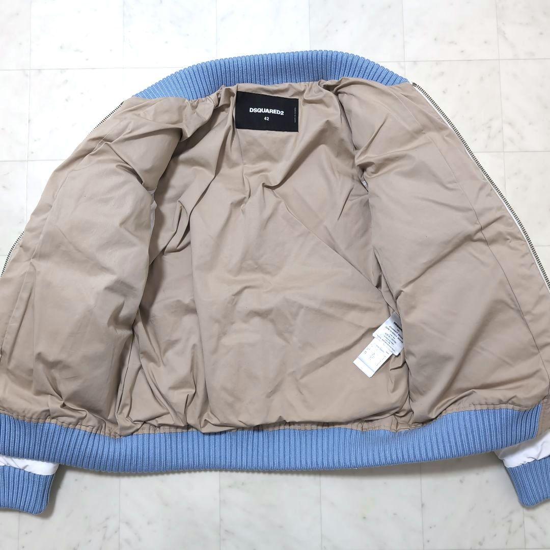 2023AW DSQUARED2 MA-1 ホワイトダウンジャケット