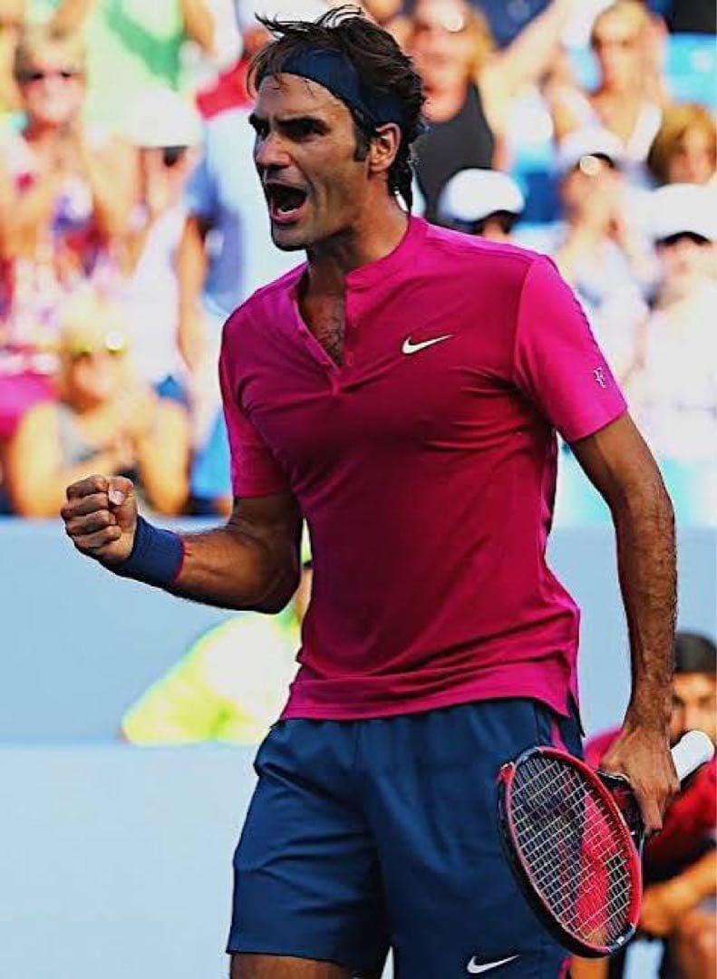 Nike ロジャーフェデラー　2015シンシナティ着用シャツ　Sサイズ