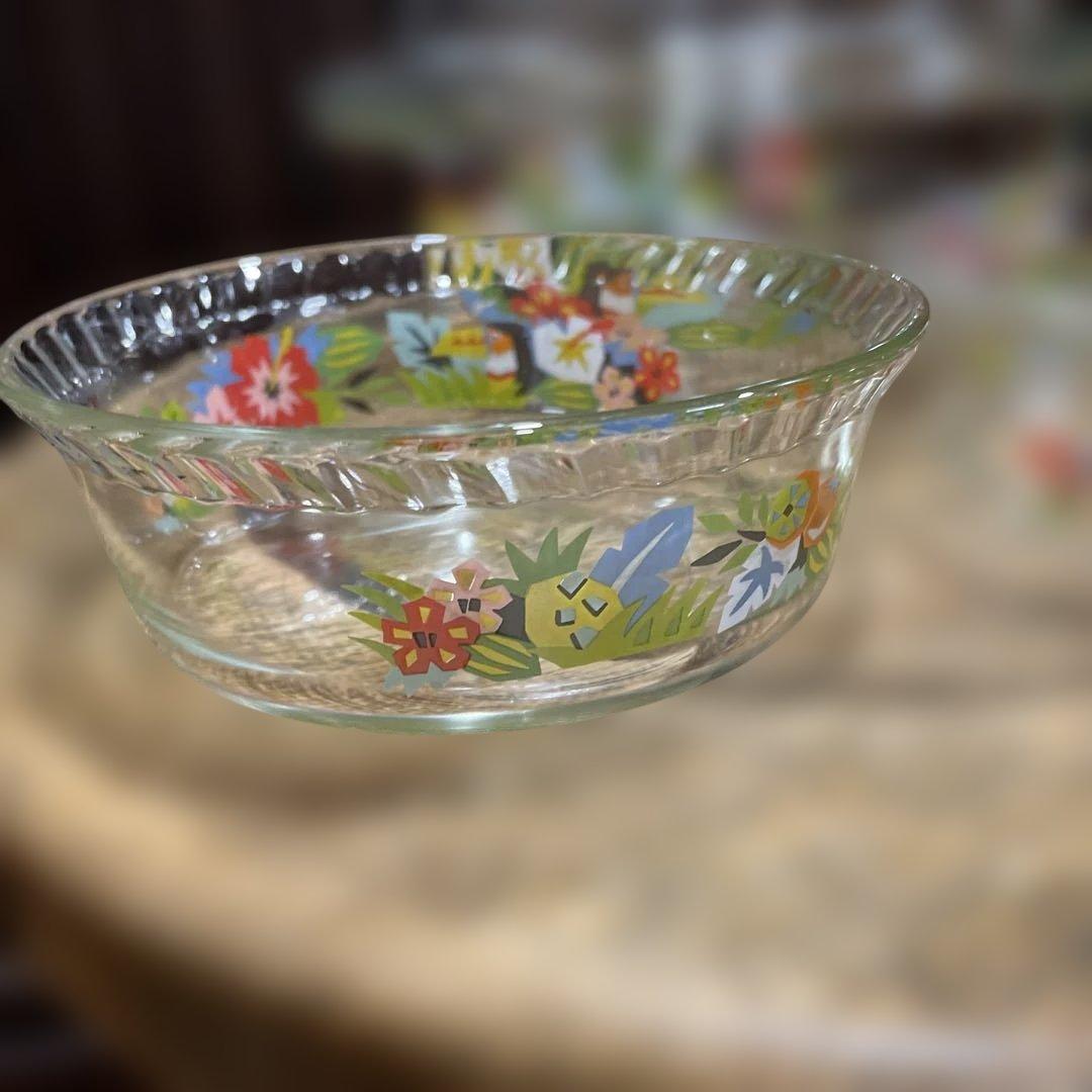 PYREX　トロピカル柄　昭和レトロ　超レア