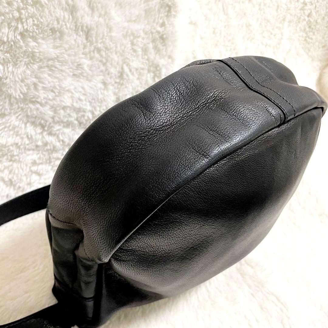 【未使用級✨】STYLE CRAFT ゴート ショルダーバッグ ブラック レザー