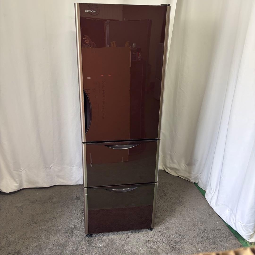 ★36　冷蔵庫　日立　大型　300-400ℓ　安い　綺麗　右開き　中古　設置無料