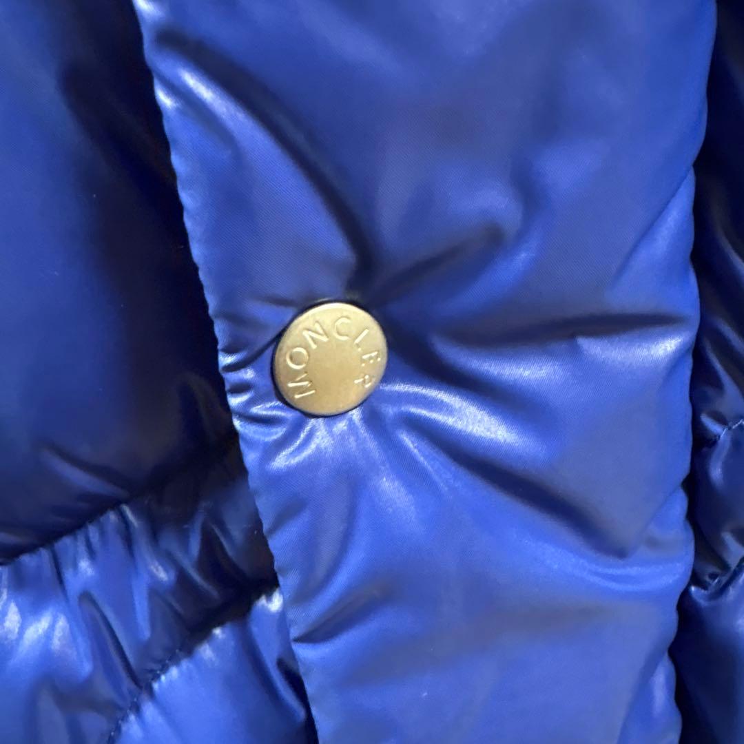 【美品】MONCLER ダウンジャケット 青 サイズ　3