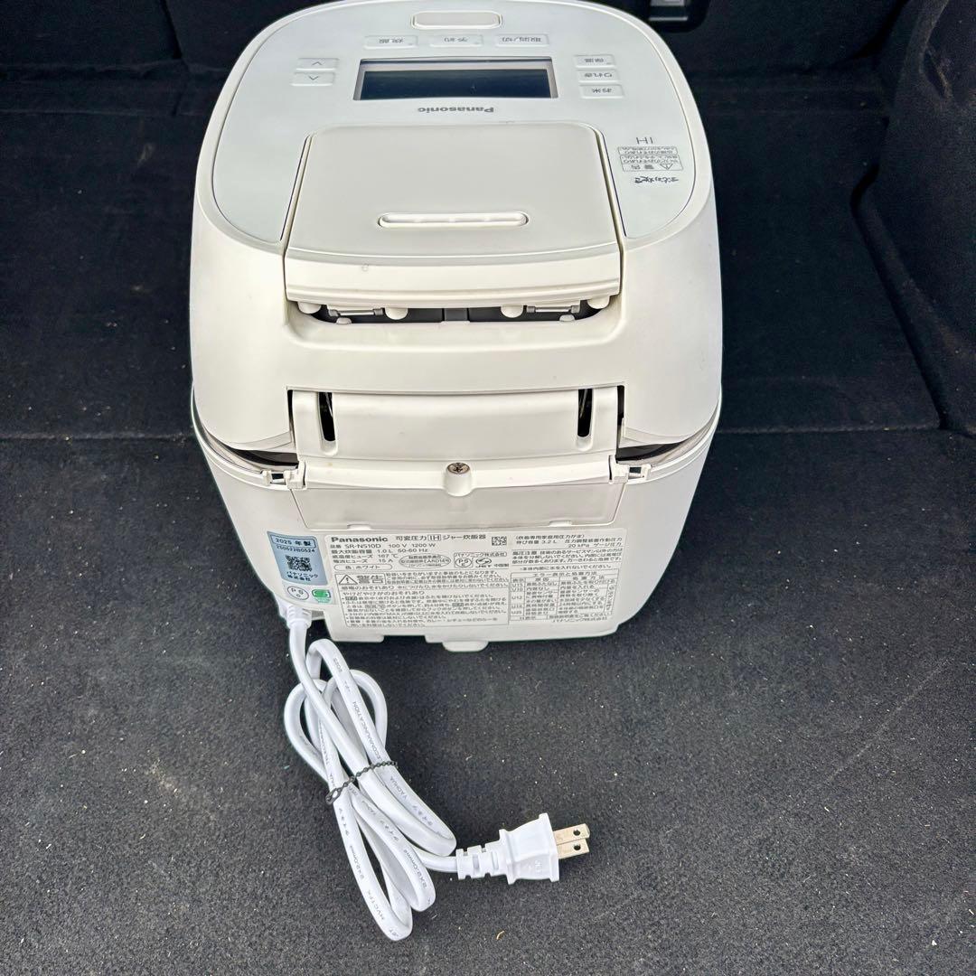 【2025年製】パナソニック 自動計量炊飯器 SR-N510D ホワイト