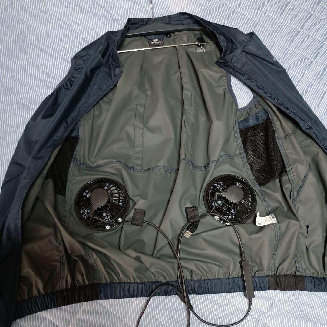 ダンロップファン付ウエアREFINED Lサイズメンズ用