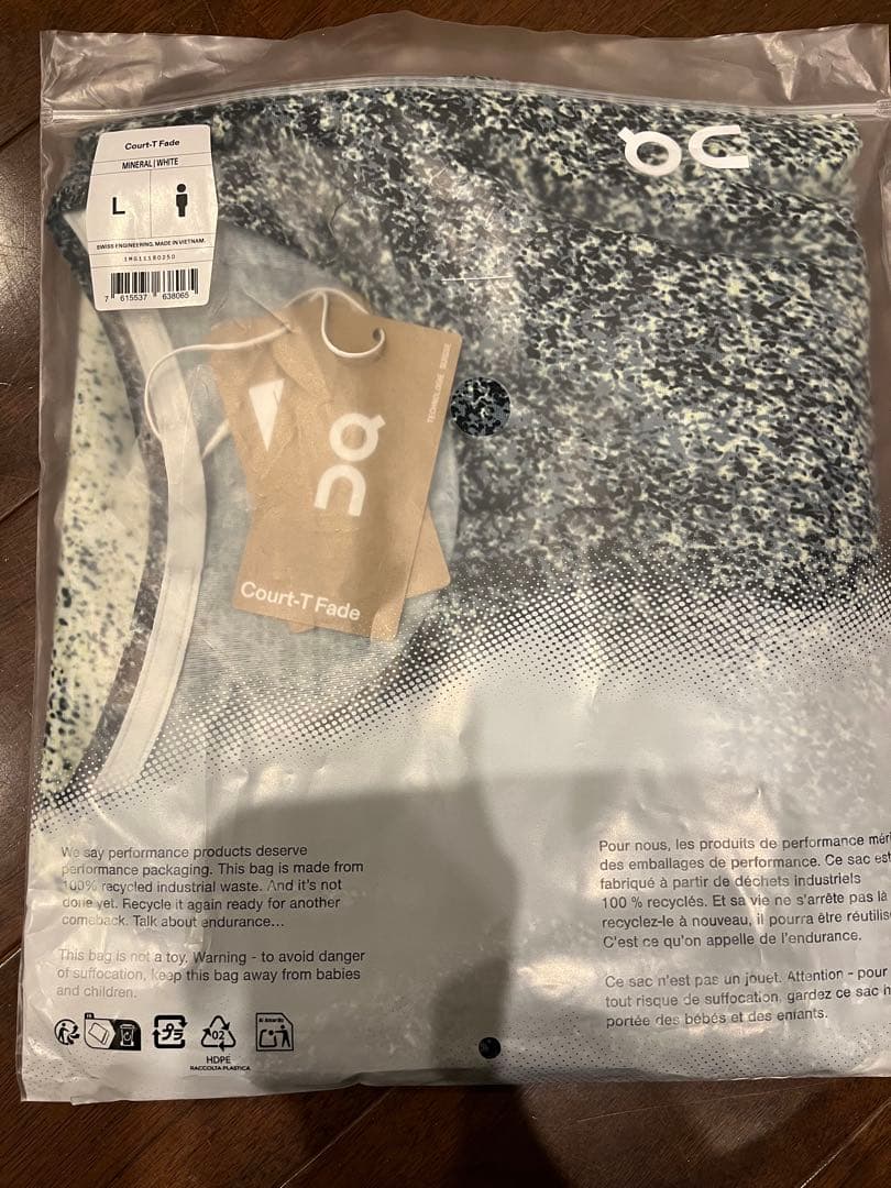 on テニスウェアCourt-T Fade 海外Lサイズ