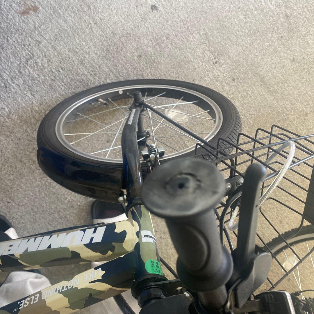 HUMMER ハマー　自転車　18インチ　迷彩　カモフラ柄