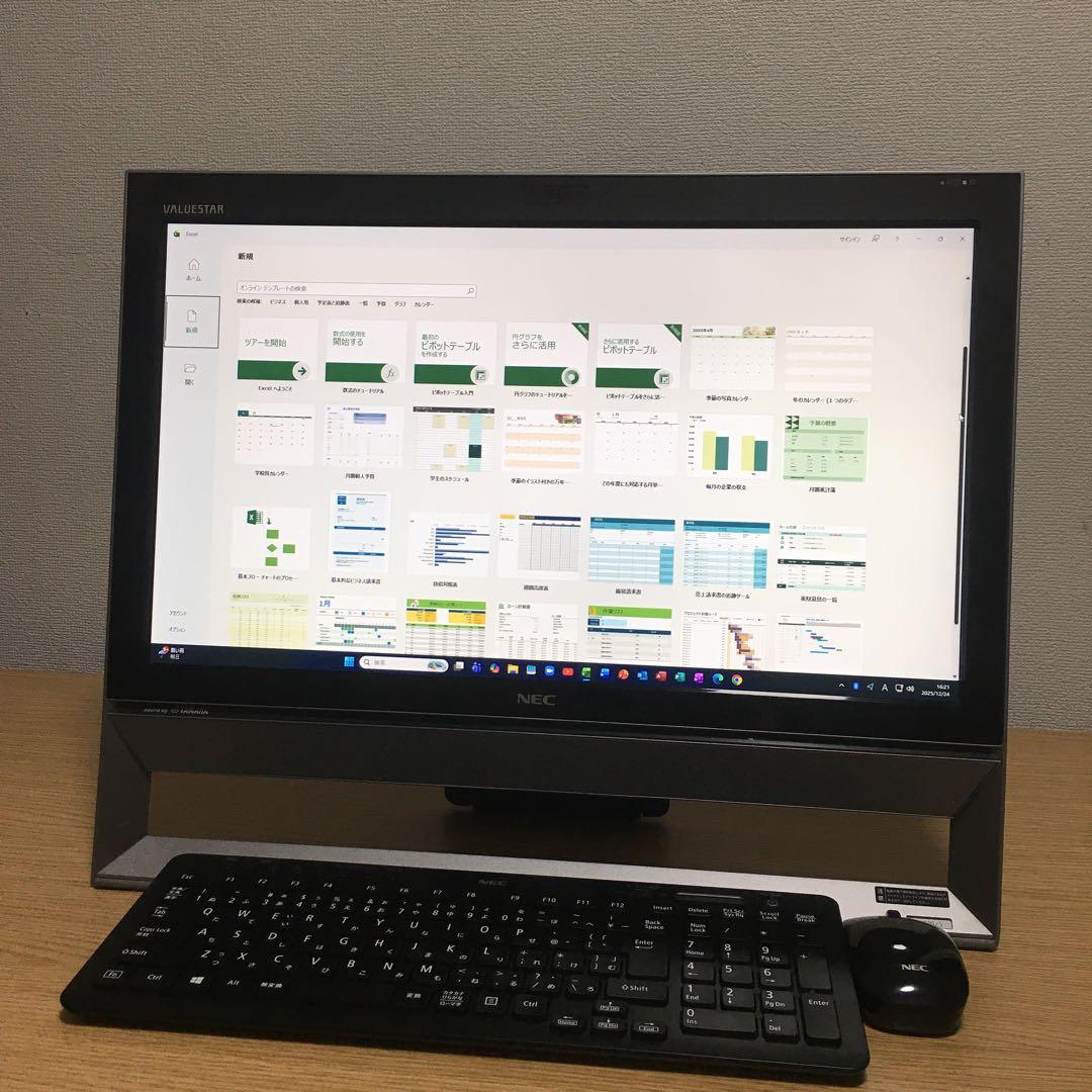 フルセット NEC 地デジ Win11 一体型パソコン デスクトップPC