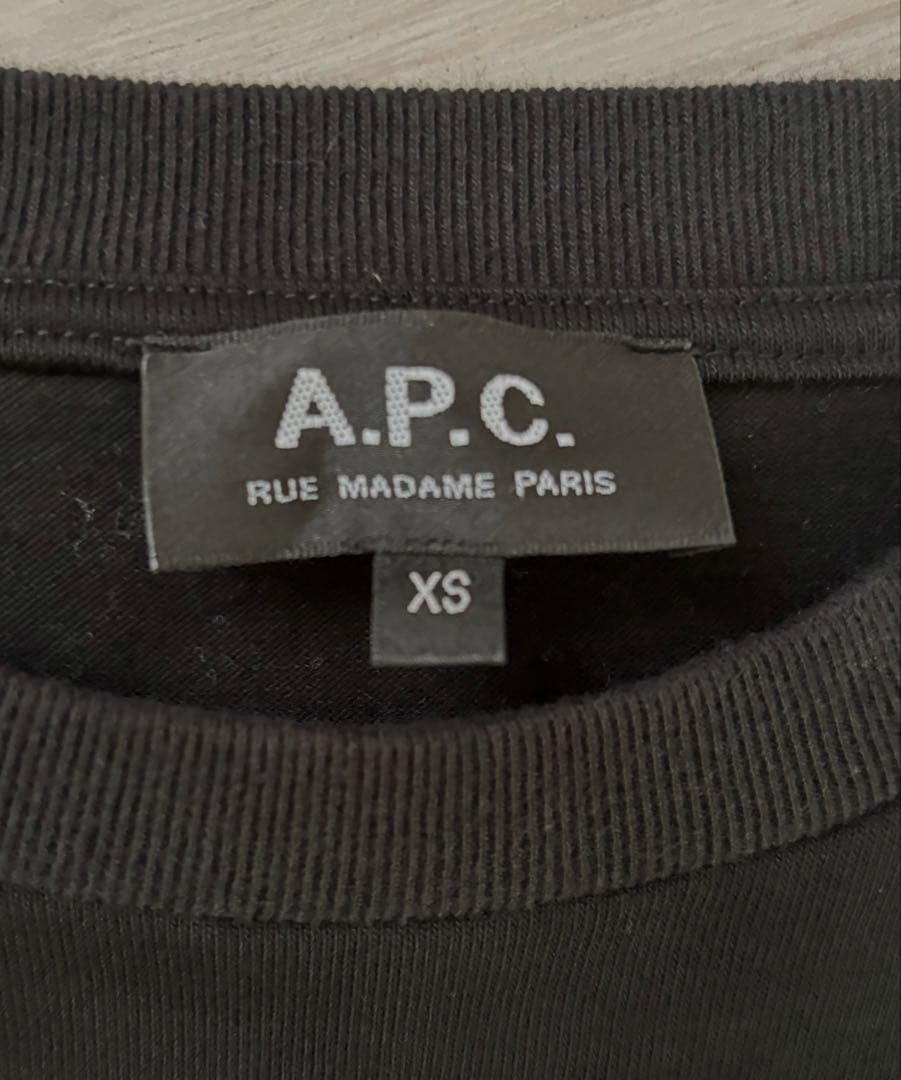 IENA A.P.C アーペーセー 別注 スウェット トレーナー 黒