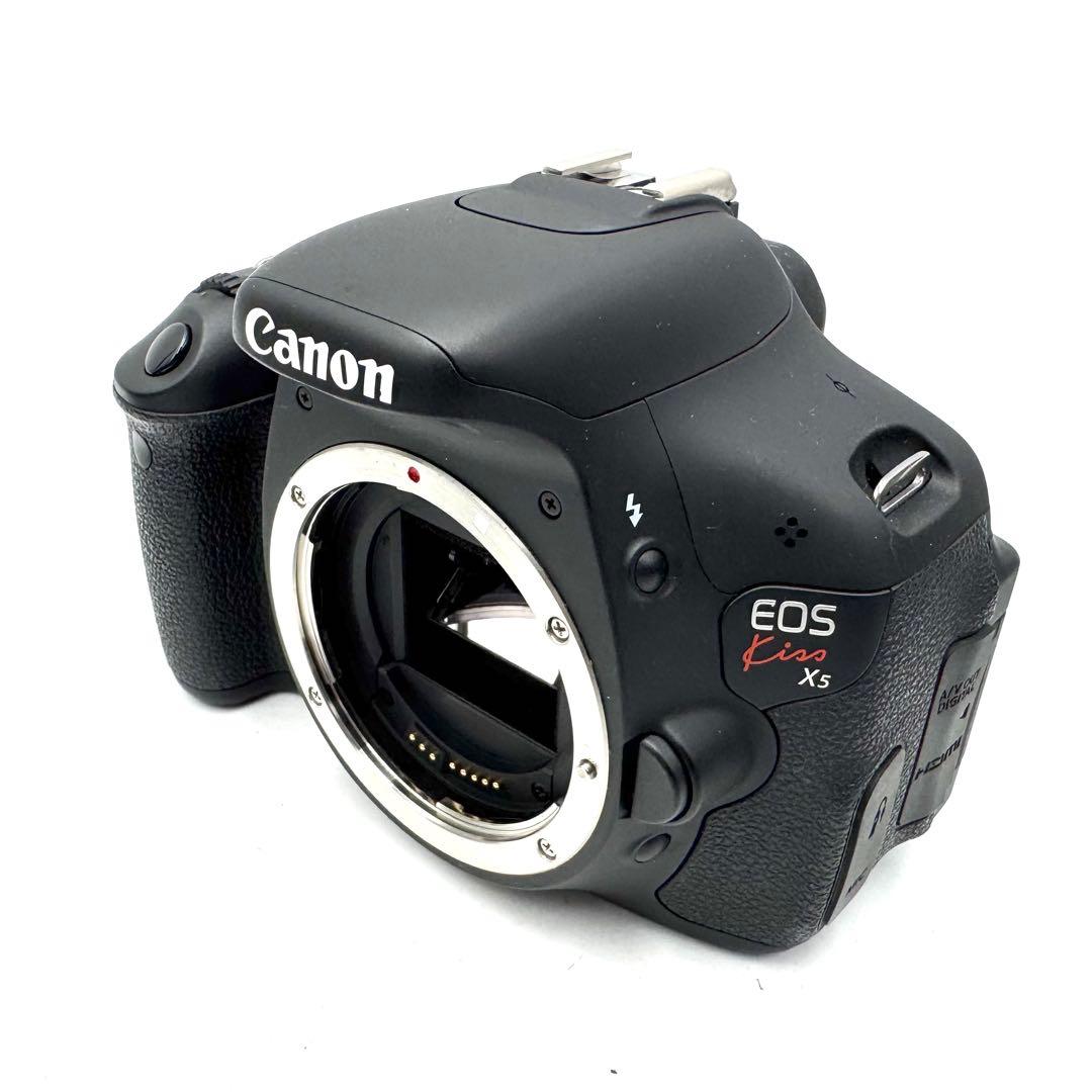 美品 CANON キャノン EOS Kiss X5 超望遠ダブルズームキット