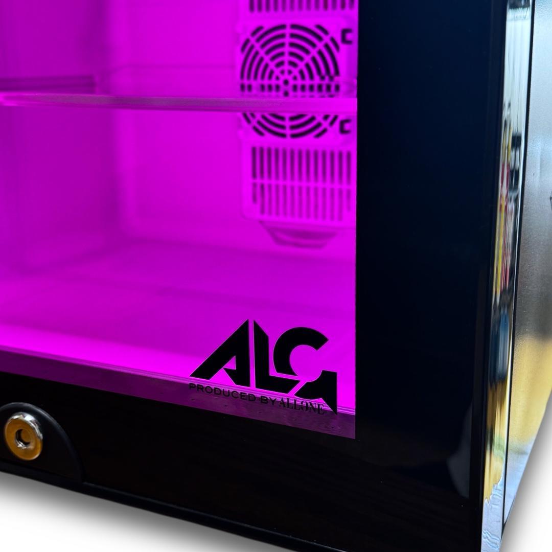 ALLONE LED内蔵 ミニゲーミング 冷蔵庫 ALG-GMMFL 20L