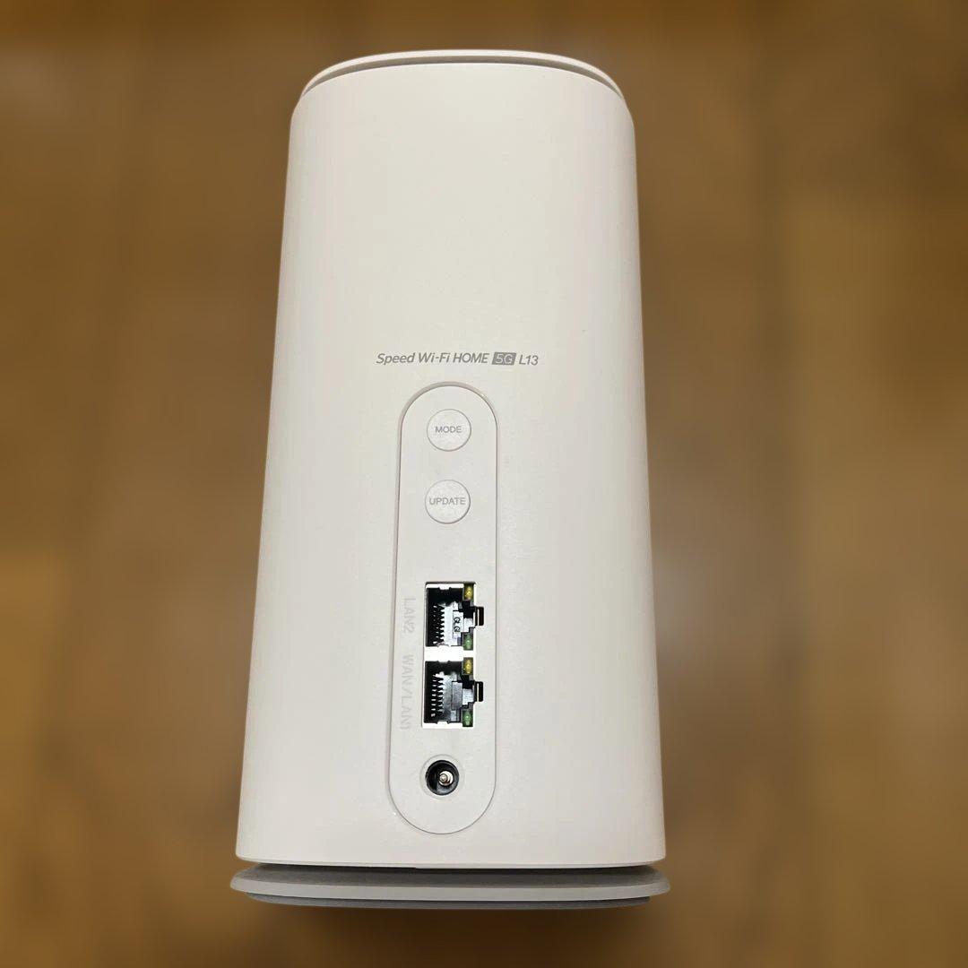 WiMAX Speed Wi-Fi  5G L13 ホワイト