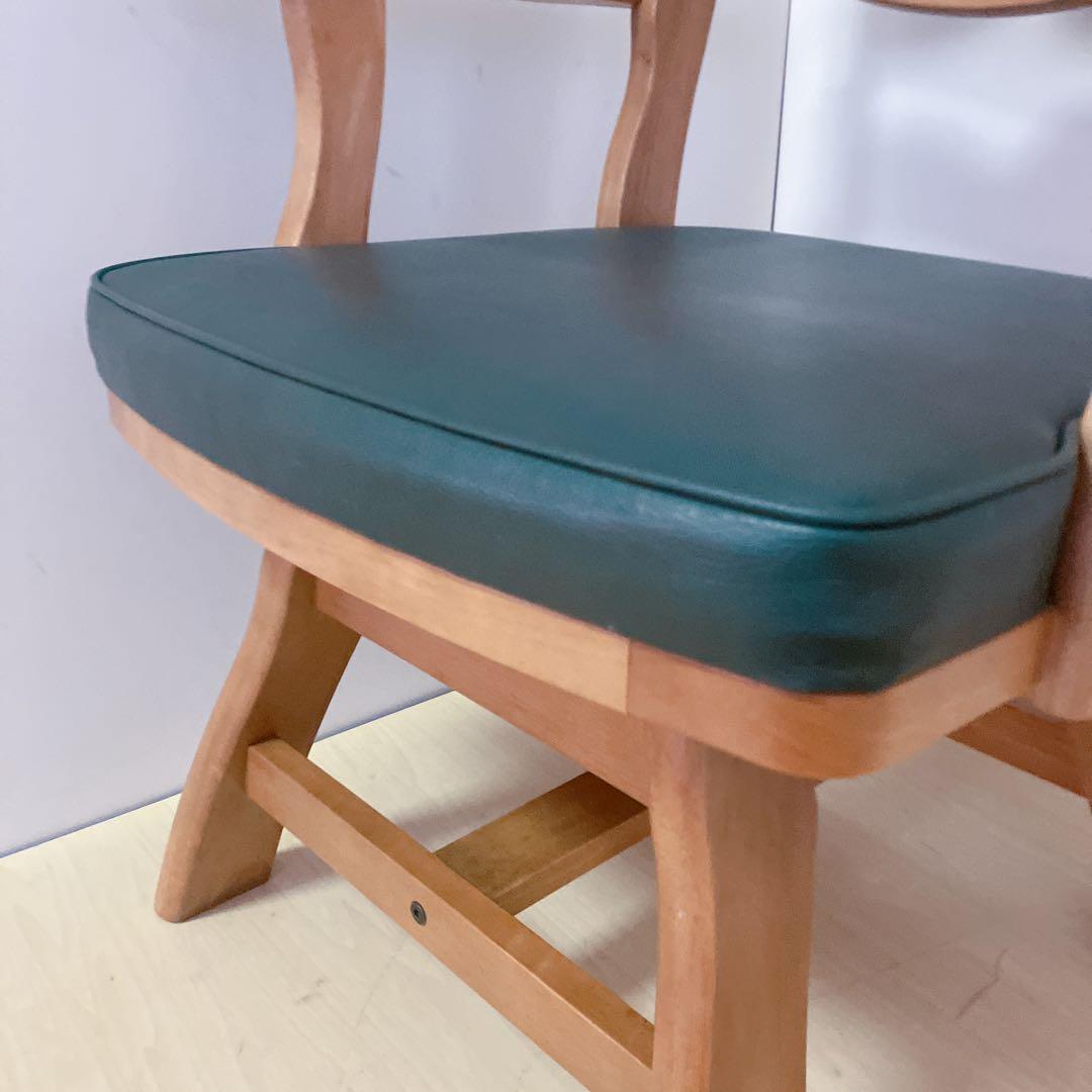 karimoku カリモク　RUSTIC 木製　回転チェア ダイニングチェア　①
