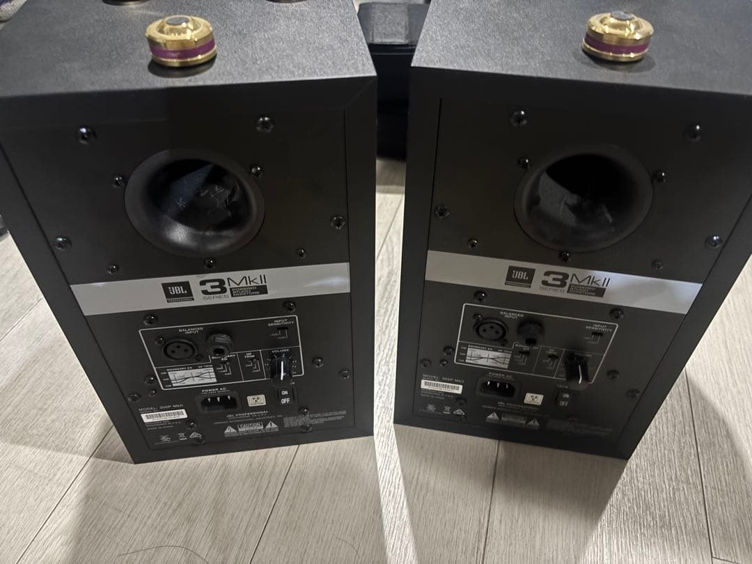 JBL 305p mk2 スピーカー DTM インシュレーター付き