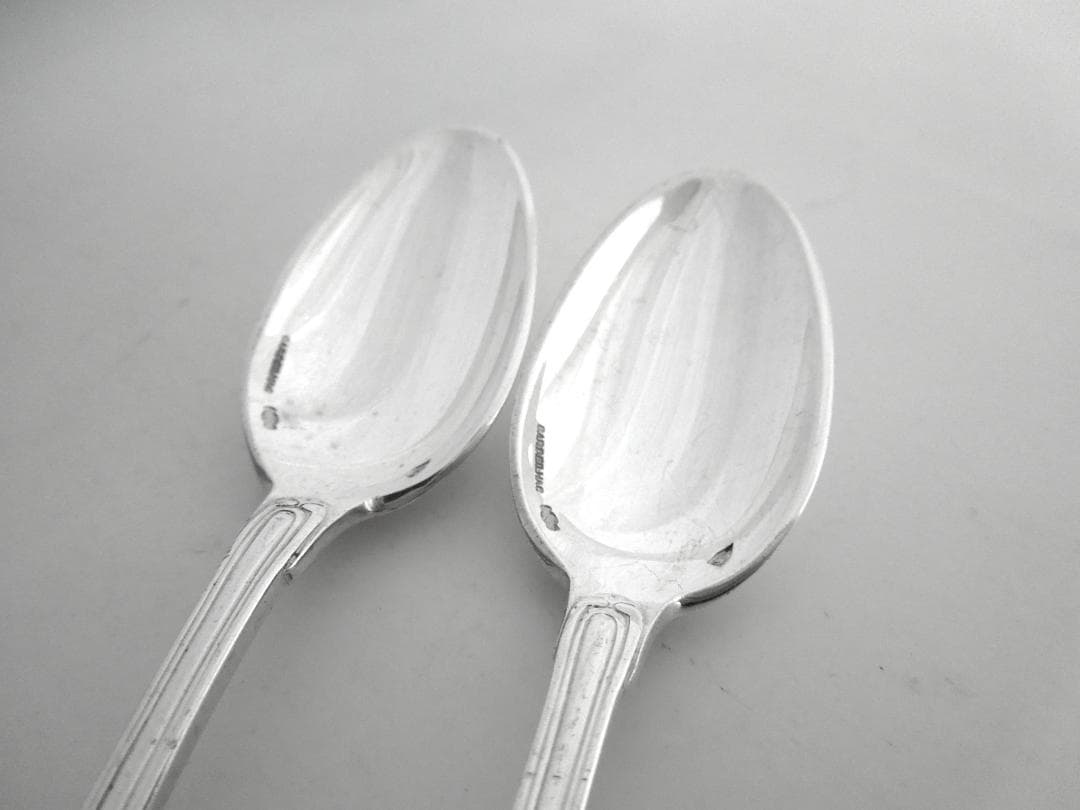 クリストフル　スターリングシルバースプーン2本セット　Christofle　純銀