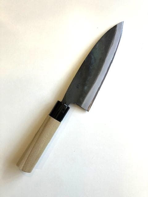 出刃包丁　安来正鋼　賜最優秀賞　調理庖丁 両刃　青一　約225㎜（刃の部分）