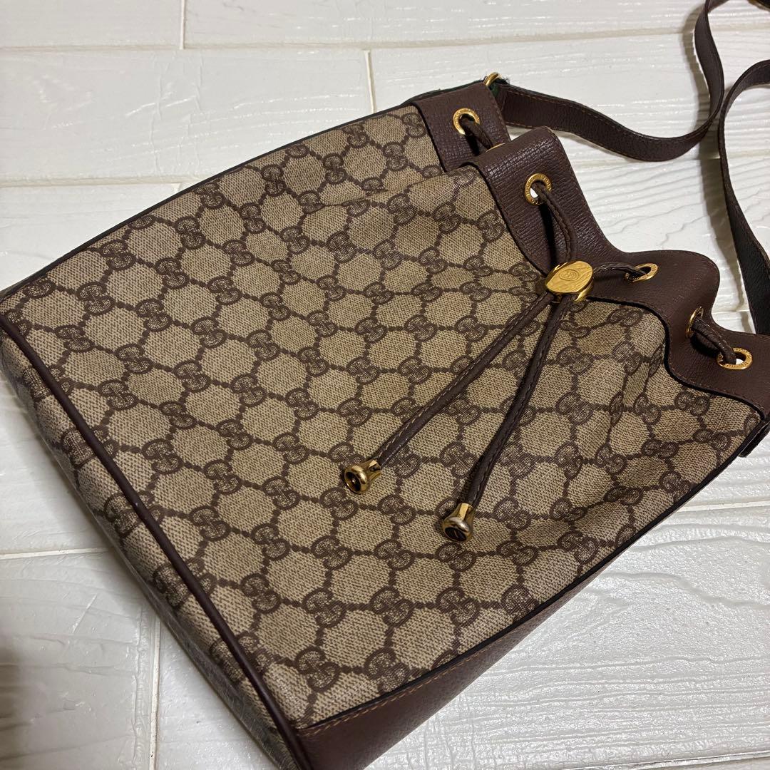 グッチ ショルダーバッグ シェリーライン GGスプリーム PVCライン