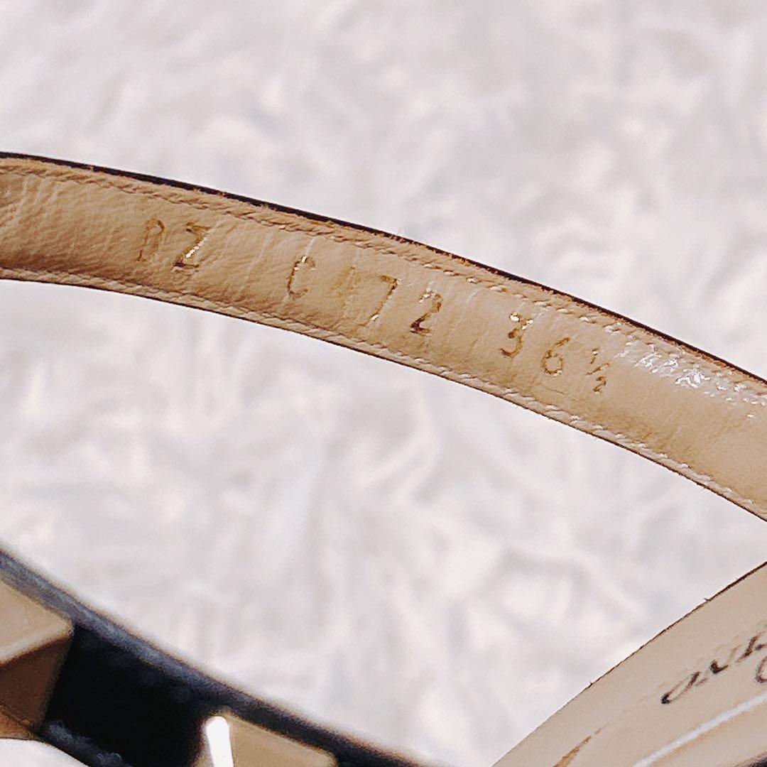 現行　ヴァレンティノ　ロックスタッズ　サンダル　黒　36.5 定価134,200