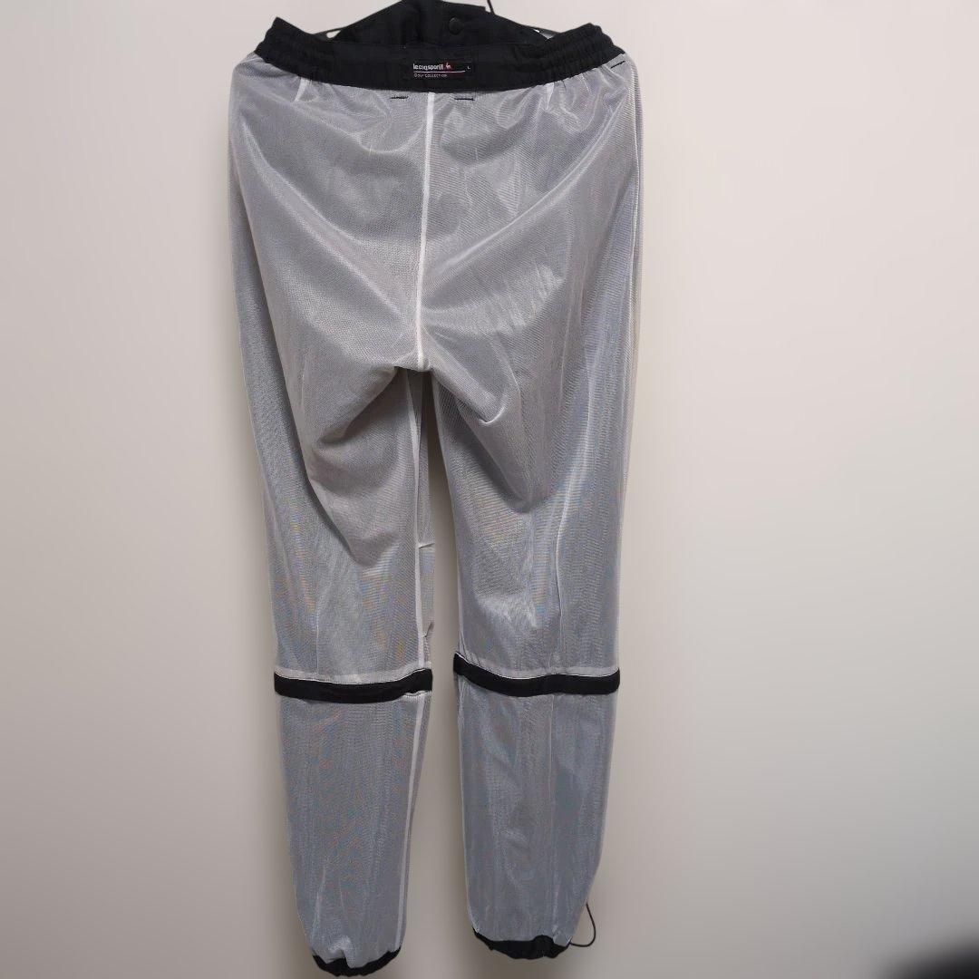 Le coq sportif 　透湿防水機能 裏メッシュ、肘と膝ジッパーで七分に