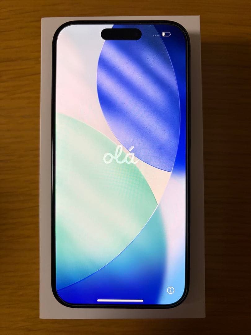 iPhone15pro 128GB ブルーチタニウム