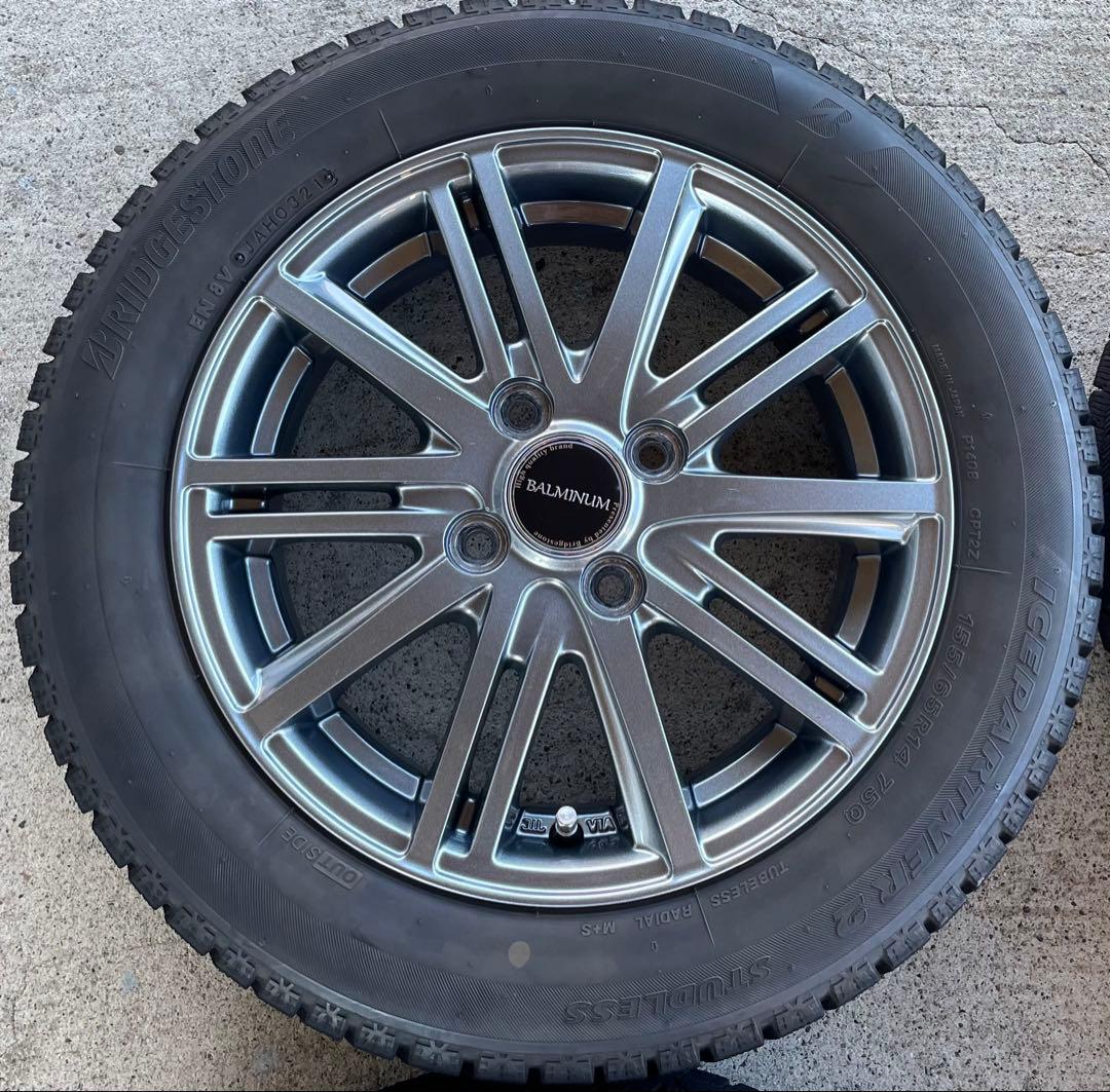 バリ山！　155/65R14 ラパン　キャンバス　N-BOX ワゴンR