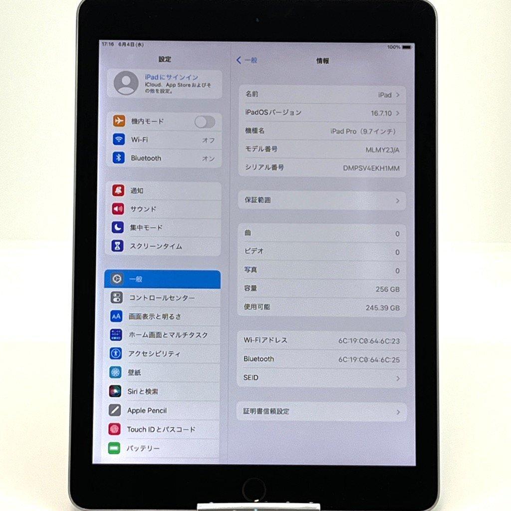 【訳あり】 iPad Pro 9.7インチ 256GB Wi-Fiモデル㊱