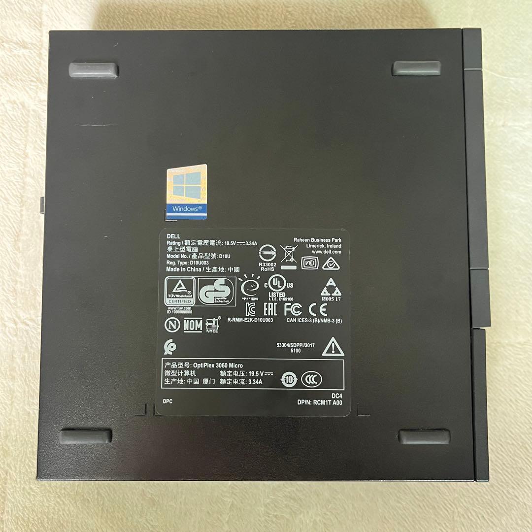 Dell OptiPlex 3060 ミニPC i5 8500T