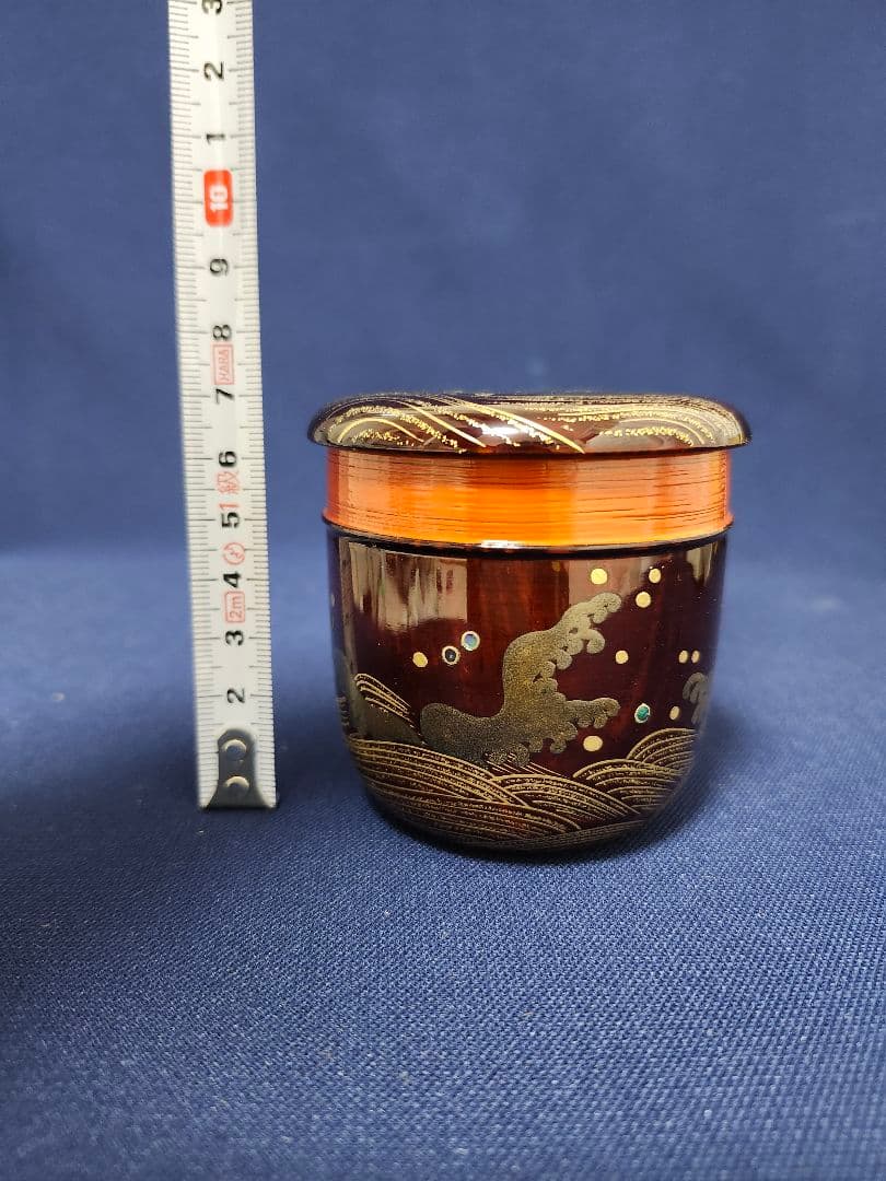 棗　 珠光　波　一星　共箱　茶道具