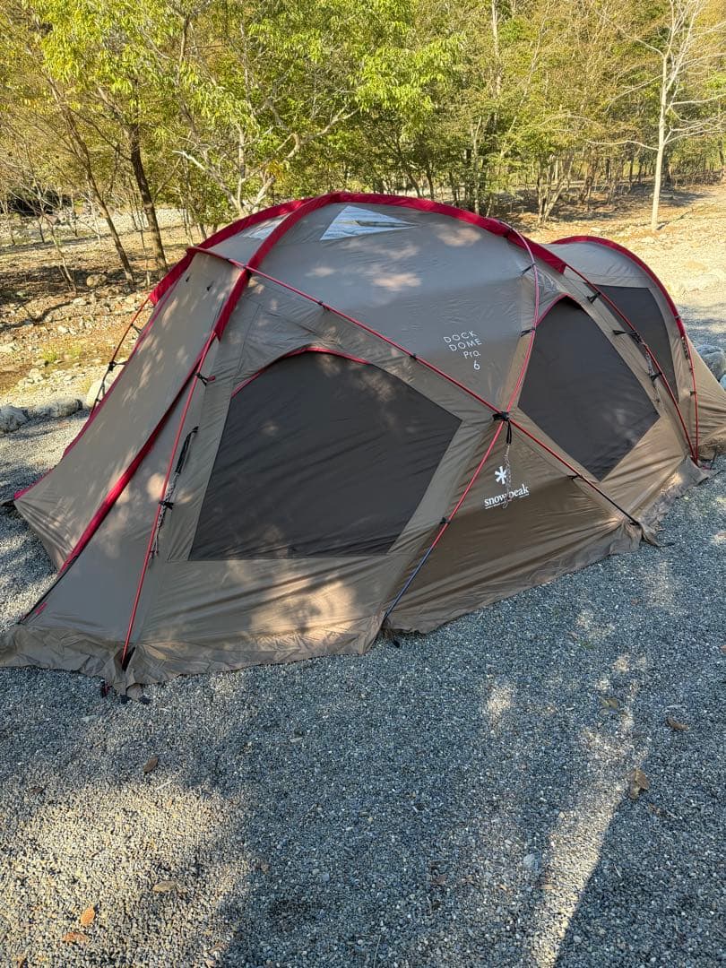 【美品】スノーピーク ドックドームPro.6 SD-506 シールドルーフ付き
