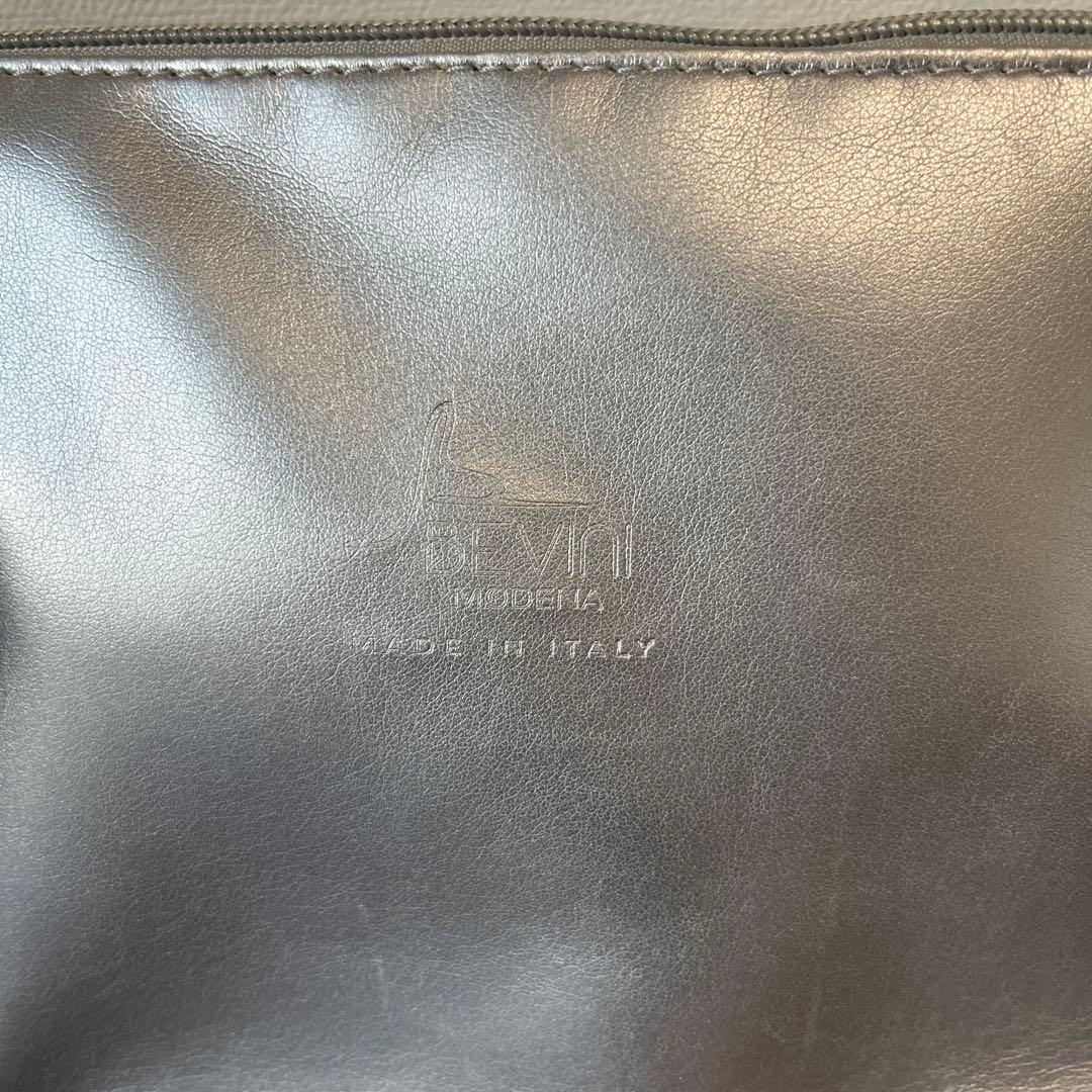 BEVINI バンブーハンドル ハンドバッグ ★スカーフはご希望の方へ