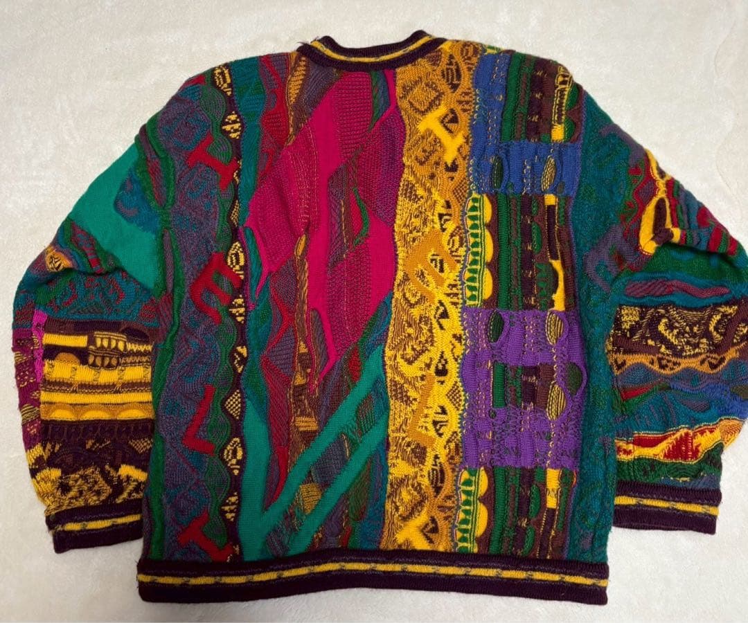 COOGI クージー 3Dニット 90s ビンテージ マルチカラー セーター