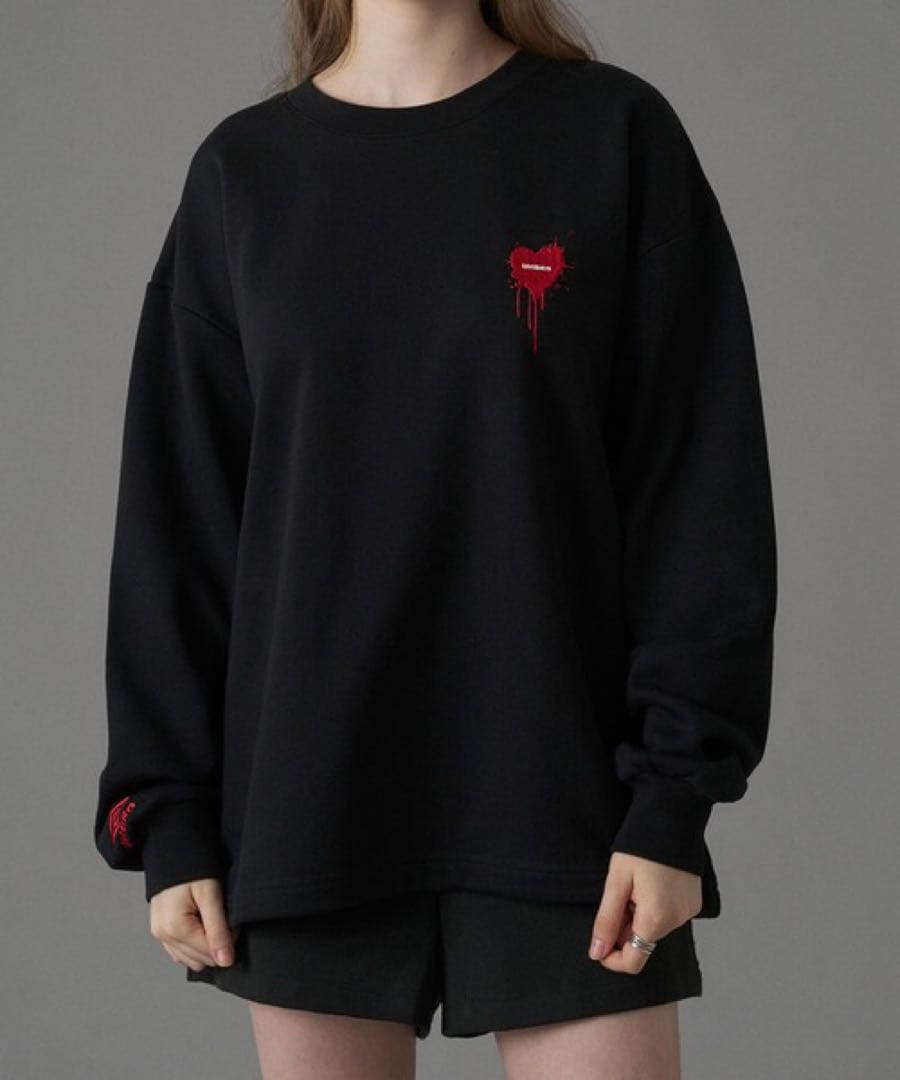 UMBRO×ONCILY SWEATブラック　コラボ　スウェット