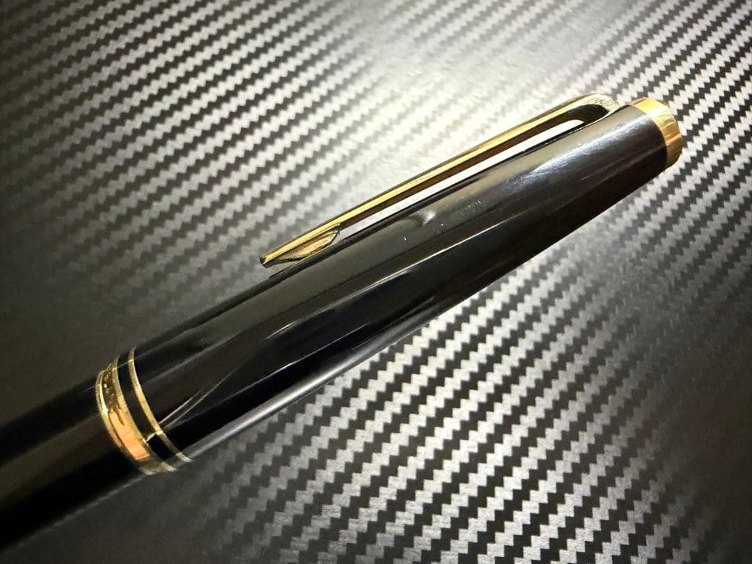 極美品 モンブラン No.221 ブラック EF 極細字 万年筆