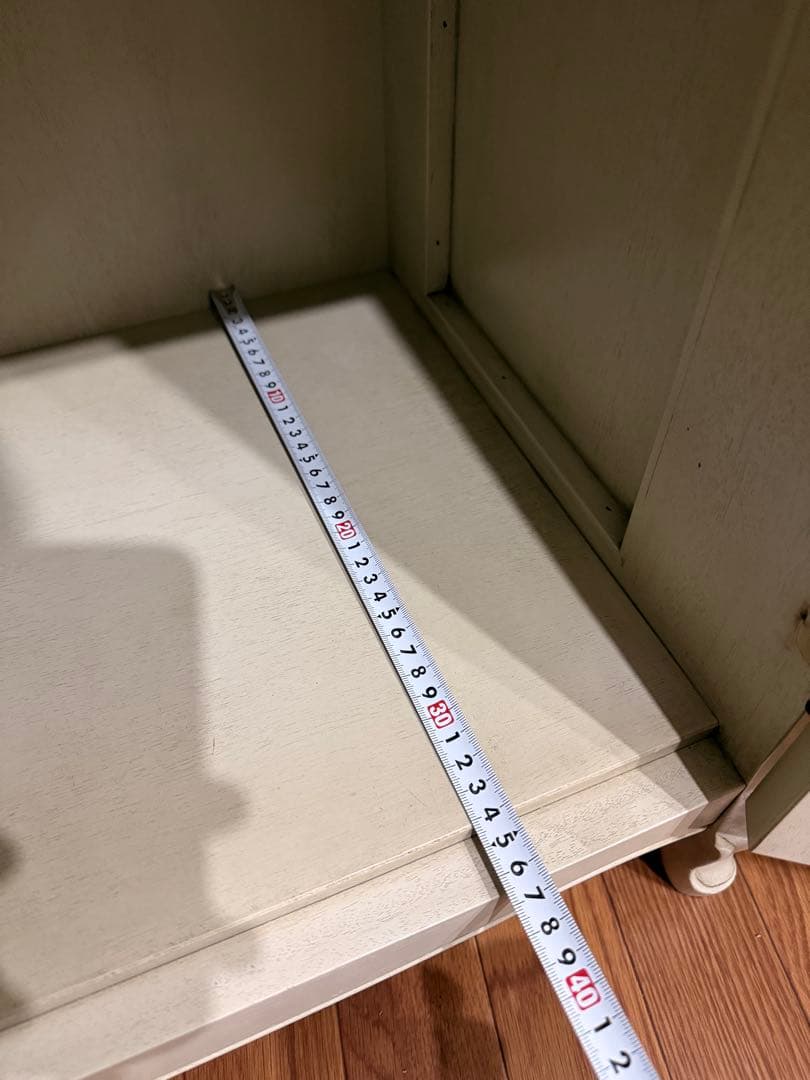 ホワイトガラスディスプレイケース