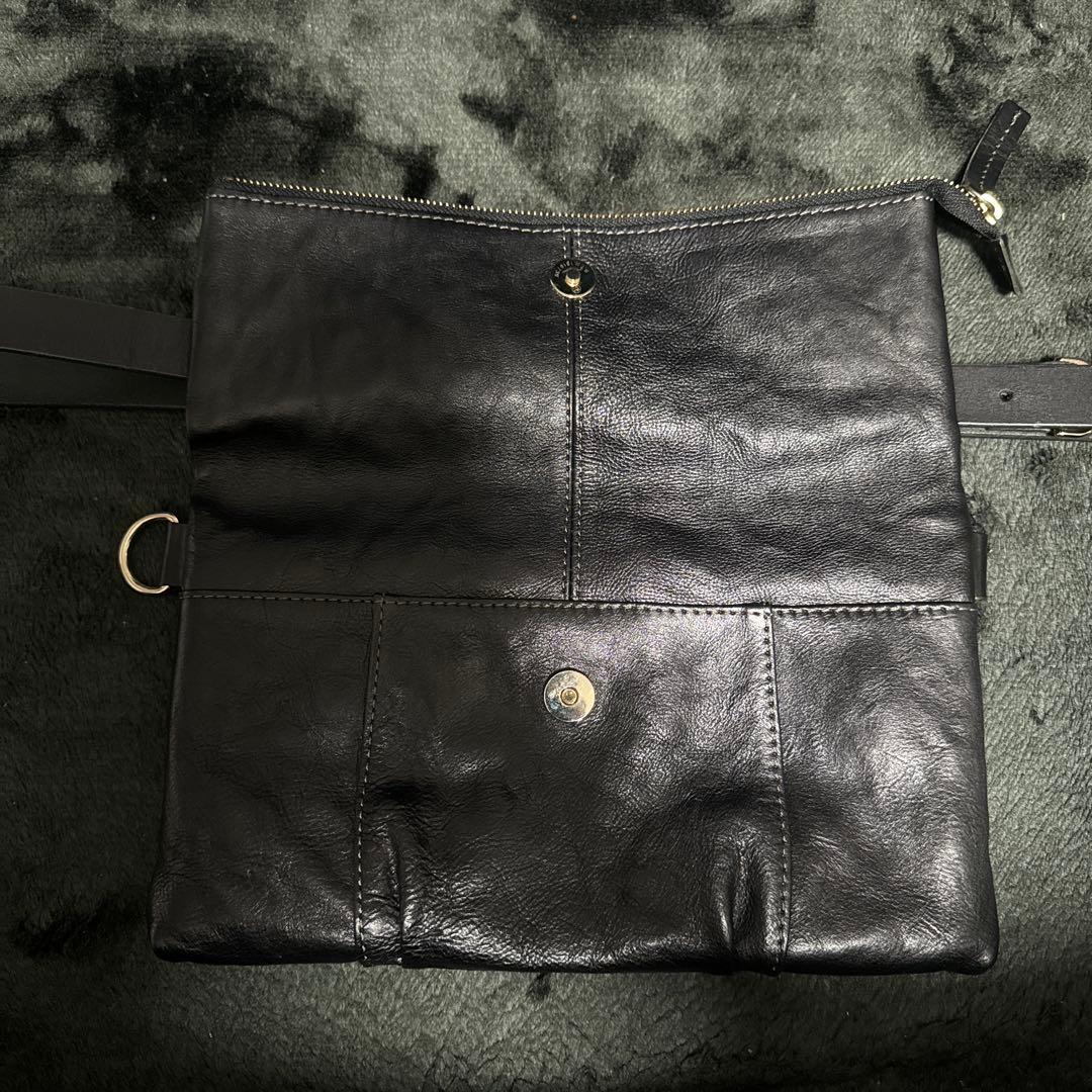 ムーンエージデビルメント DECADE レザー 2way ショルダーバッグ　黒