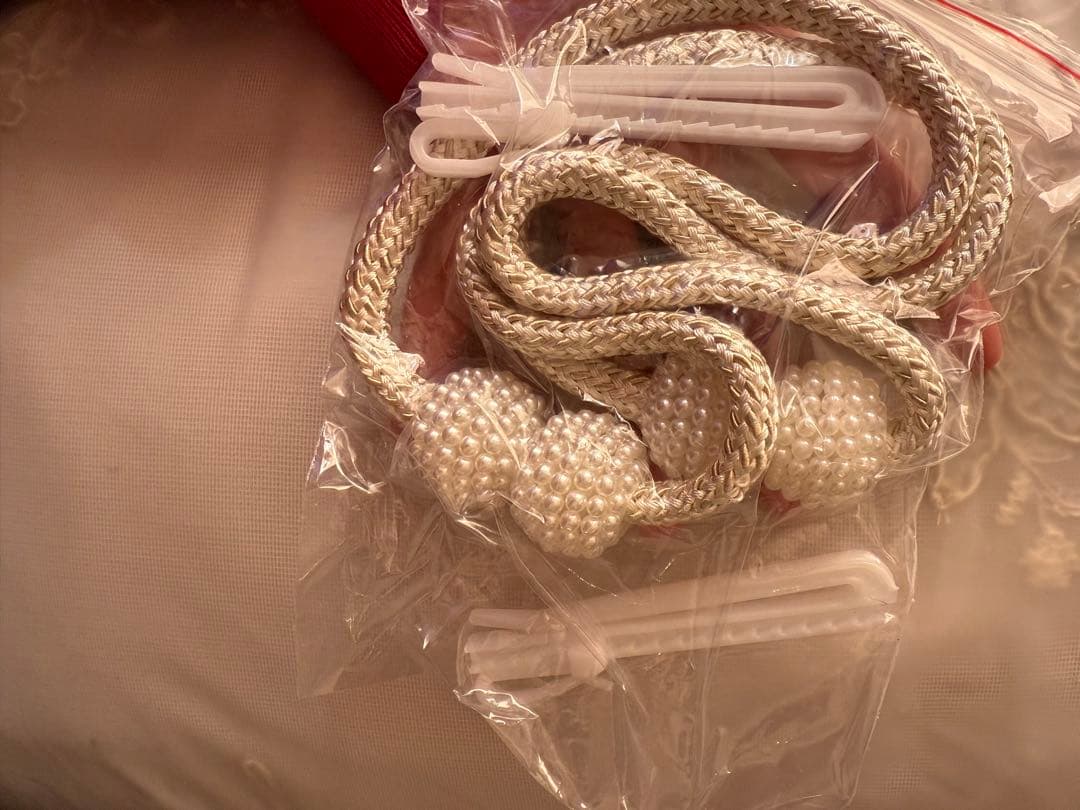 二重カーテン 断熱 保温 防寒 北欧 韓国風 かわいい 刺繍 花柄 レース付き