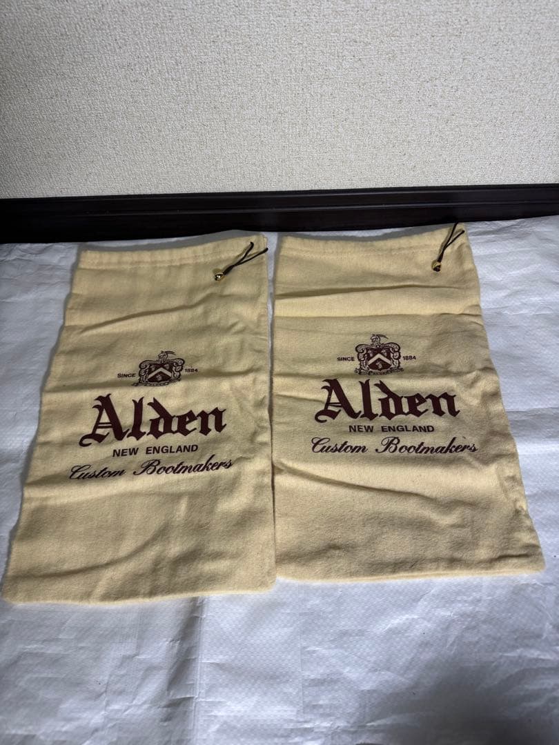 ALDEN オールデン 革靴 スウェード7.5 B/D 約25.5cm 箱 袋付