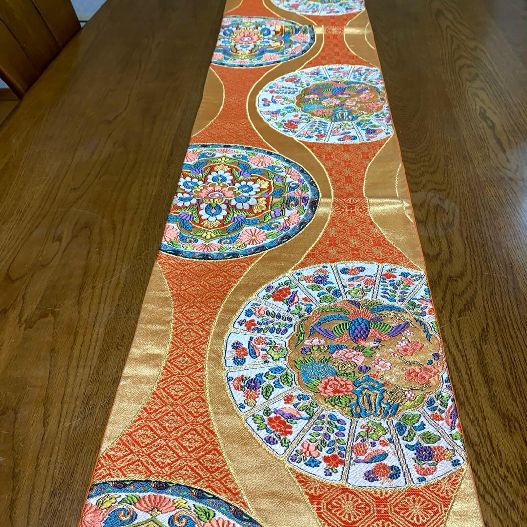 テーブルランナー「絢爛」長長尺帯リメイク