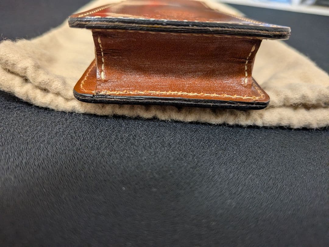 GANZO ガンゾーレザー ブライドルレザーカジュアルペンケース/レザーブラウン