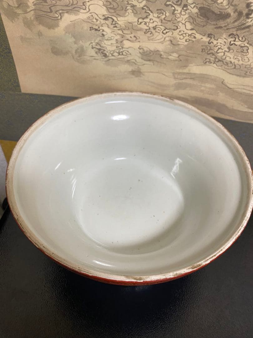 清朝　中国美術 色絵花鳥図蓋物 骨董品保証