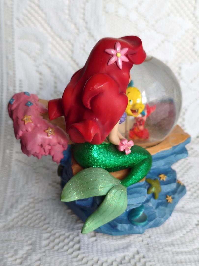 【中古】アリエル　オルゴール　公式フィギュア　アメリカ製　海外パーク品　2009