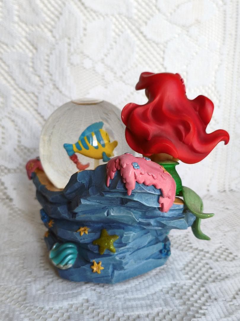 【中古】アリエル　オルゴール　公式フィギュア　アメリカ製　海外パーク品　2009