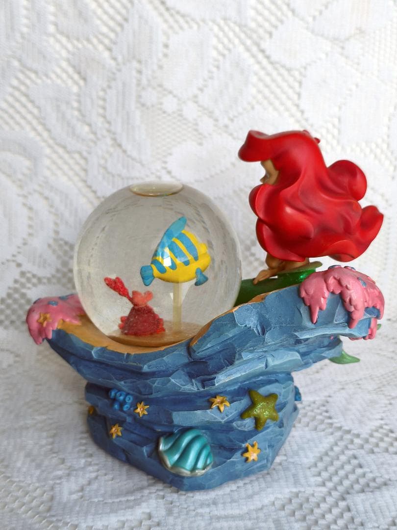 【中古】アリエル　オルゴール　公式フィギュア　アメリカ製　海外パーク品　2009